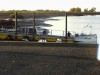 retrieving boat at a real low tide onslow